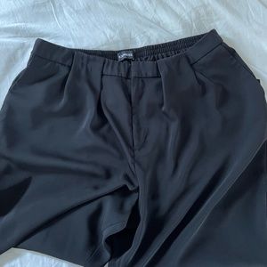 Express Pleated Ankle Work Pants